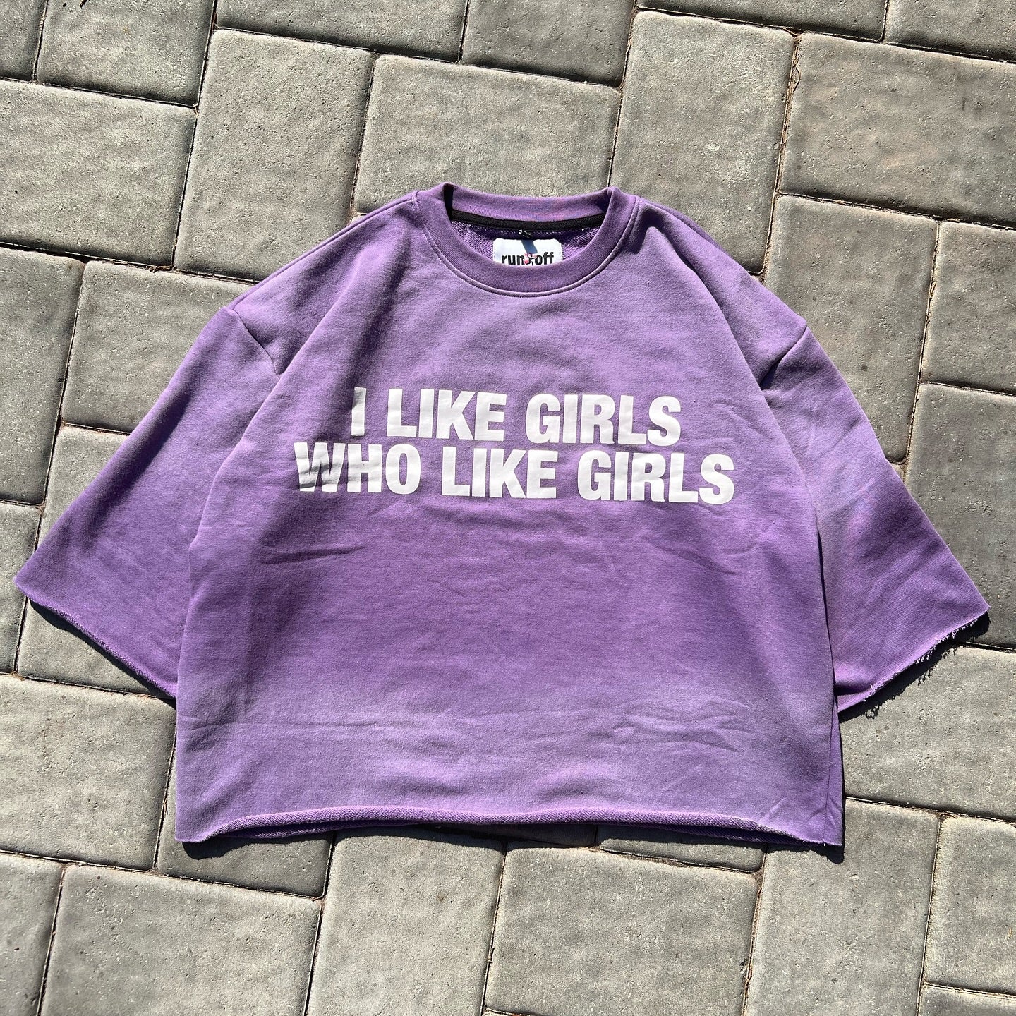 I Like Girls Heavy Tee Purple