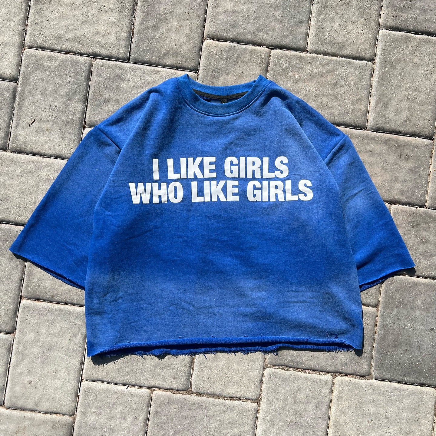 I Like Girls Heavy Tee Blue
