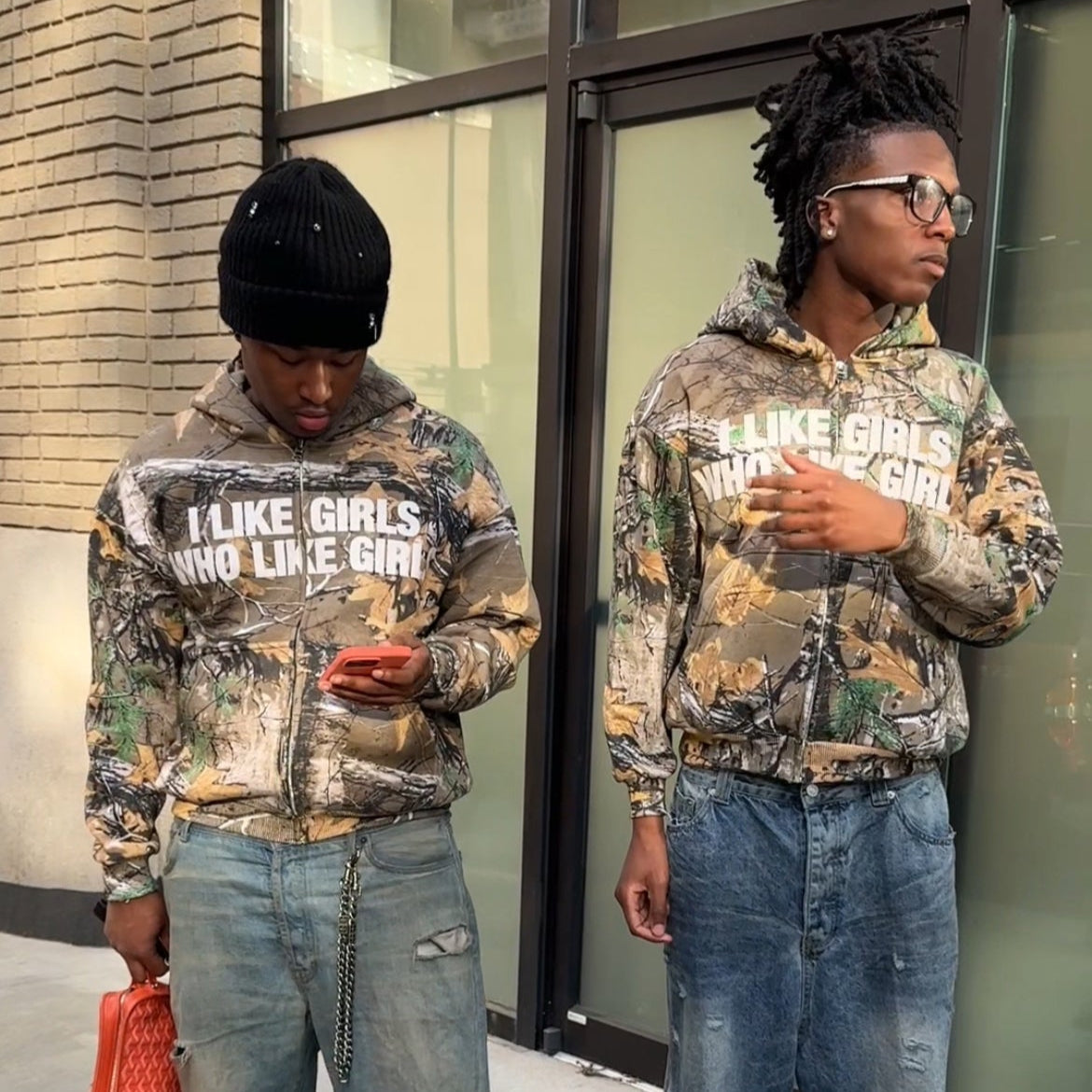 I Like Girls Camo Zip