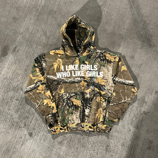 I Like Girls Camo Zip