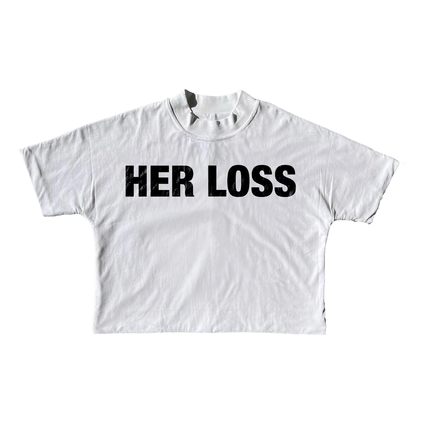 Her Loss White Tee