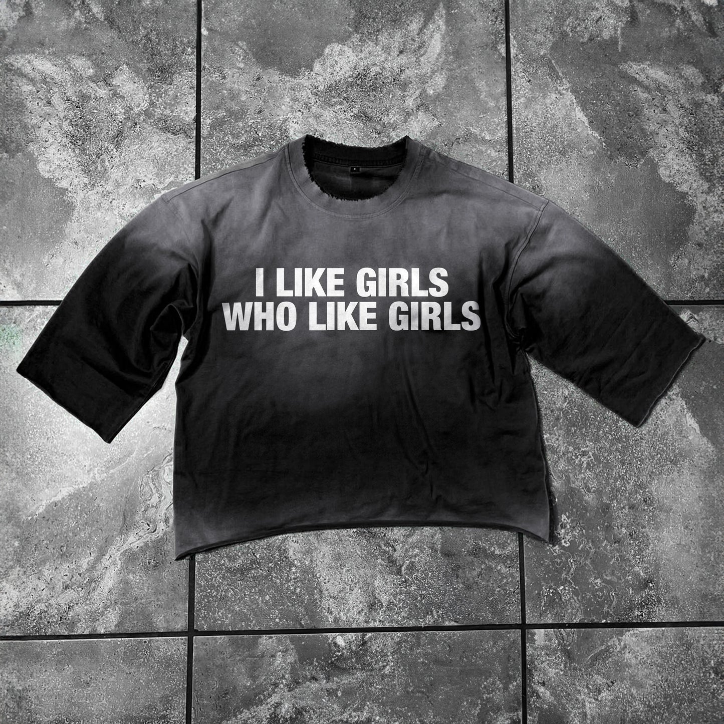 I Like Girls Heavy Tee Black